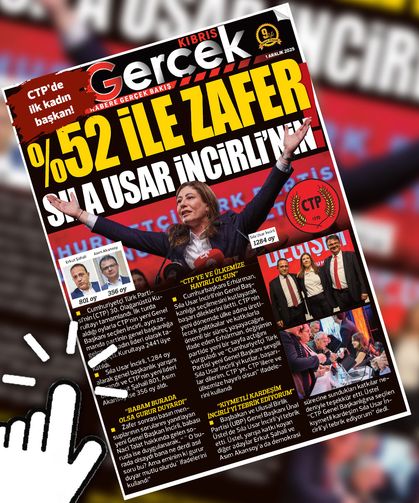 1 ARALIK 2025 KIBRIS GERÇEK MANŞET