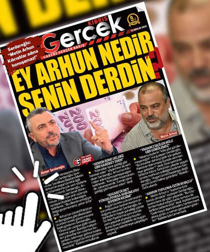 12 ARALIK 2025 KIBRIS GERÇEK MANŞET