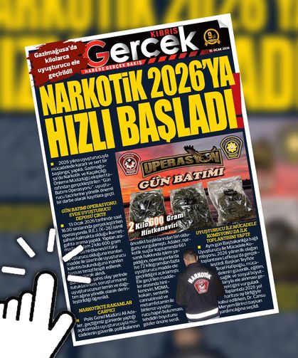 15 OCAK 2026 KIBRIS GERÇEK MANŞET