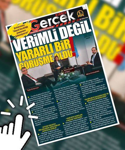 29 OCAK 2026 KIBRIS GERÇEK MANŞET
