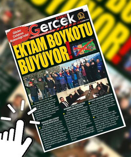 13 ŞUBAT 2026 KIBRIS GERÇEK MANŞET