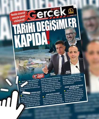 19 MART 2026 KIBRIS GERÇEK MANŞET