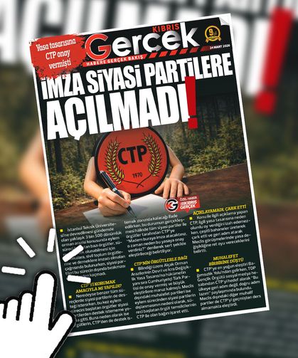 23 MART 2025 KIBRIS GERÇEK MANŞET