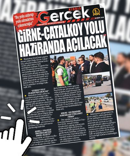 28 MART 2026 KIBRIS GERÇEK MANŞET