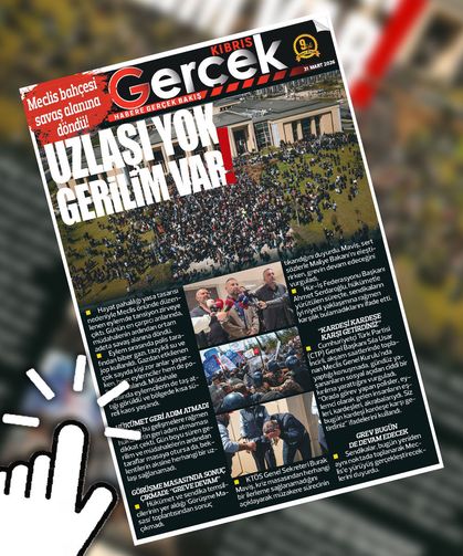 31 MART 2026 KIBRIS GERÇEK MANŞET