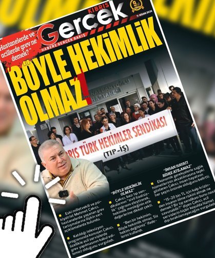 11 NİSAN 2026 KIBRIS GERÇEK MANŞET