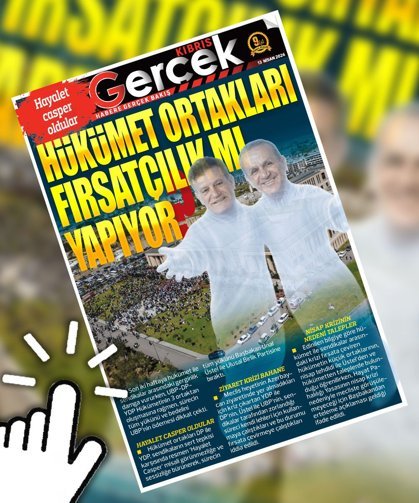 13  NİSAN 2026 KIBRIS GERÇEK MANŞET