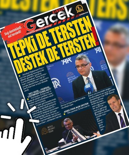 20 NİSAN 2026 KIBRIS GERÇEK MANŞET