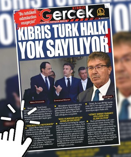 28 NİSAN 2026 KIBRIS GERÇEK MANŞET