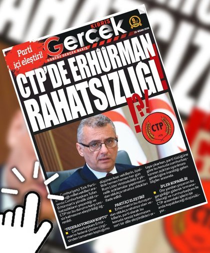 29 NİSAN 2026 KIBRIS GERÇEK MANŞET