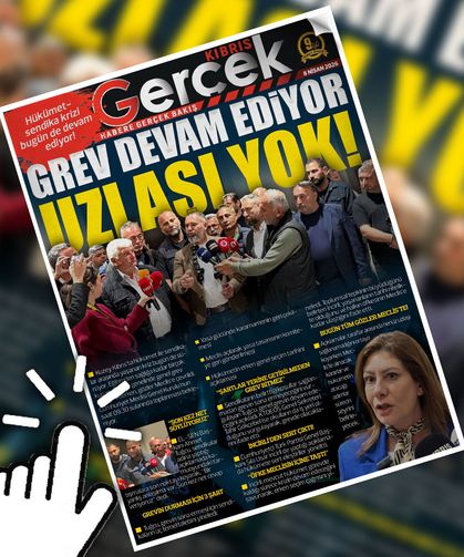 8 NİSAN 2026 KIBRIS GERÇEK MANŞET