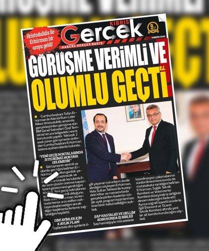 9 MAYIS 2026 KIBRIS GERÇEK MANŞET