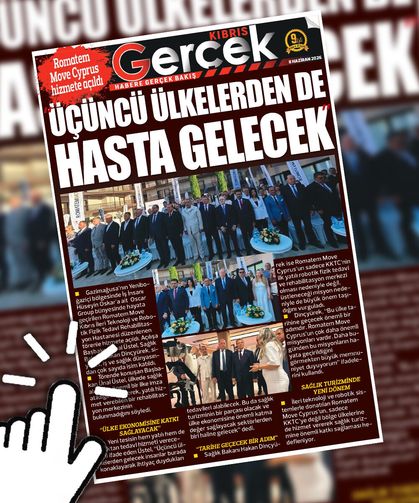 8 HAZİRAN 2026 KIBRIS GERÇEK MANŞET