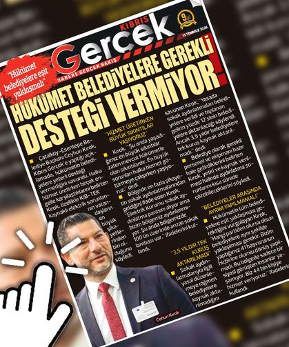 15 TEMMUZ 2026 KIBRIS GERÇEK MANŞET