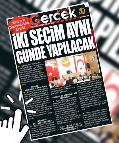 18 TEMMUZ 2026 KIBRIS GERÇEK MANŞET