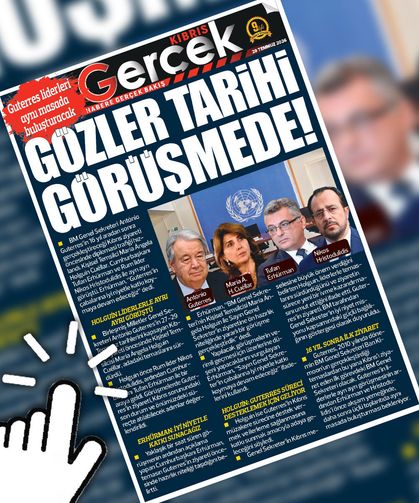28 TEMMUZ 2026 KIBRIS GERÇEK MANŞET