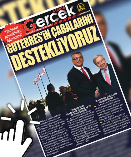 29 TEMMUZ 2026 KIBRIS GERÇEK MANŞET