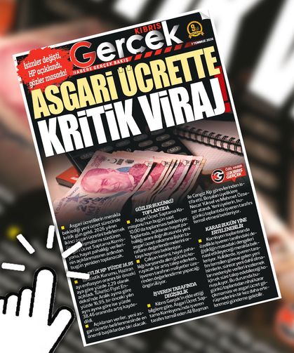 8 TEMMUZ 2026 KIBRIS GERÇEK MANŞET