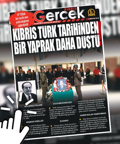 11 AĞUSTOS 2026 KIBRIS GERÇEK MANŞET