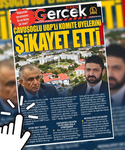 25 AĞUSTOS 2026 KIBRIS GERÇEK MANŞET