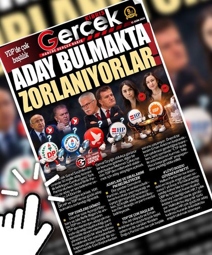13 EKİM 2026 KIBRIS GERÇEK MANŞET