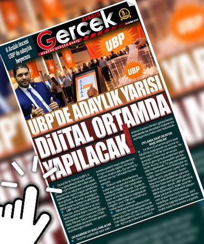 24 EKİM 2026 KIBRIS GERÇEK MANŞET