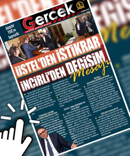 31 EKİM 2026 KIBRIS GERÇEK MANŞET