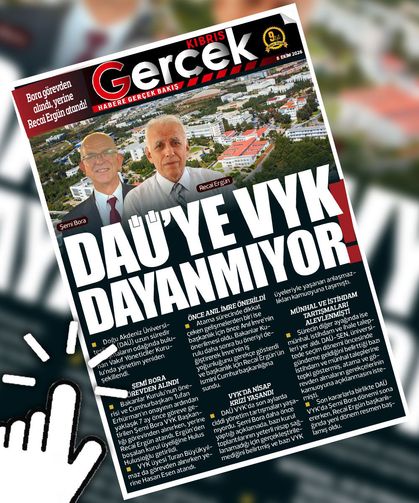 8 EKİM 2026 KIBRIS GERÇEK MANŞET