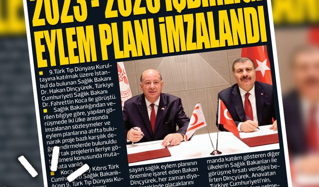 21 EKİM 2023 KIBRIS GERÇEK MANŞET