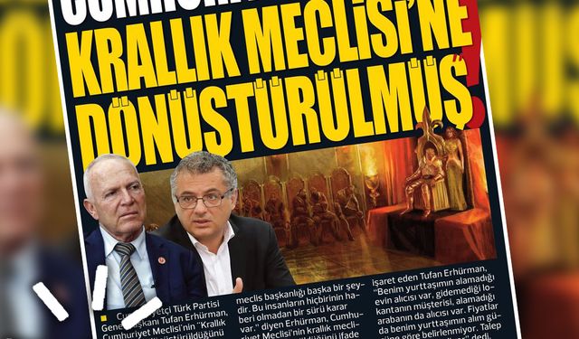 13 KASIM 2023 KIBRIS GERÇEK MANŞET