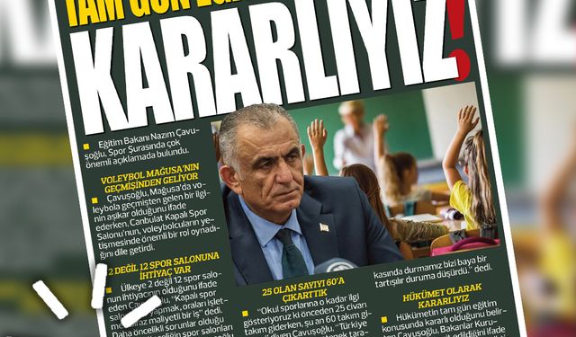 14 KASIM 2023 KIBRIS GERÇEK MANŞET