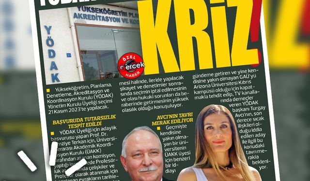 20 KASIM 2023 KIBRIS GERÇEK MANŞET