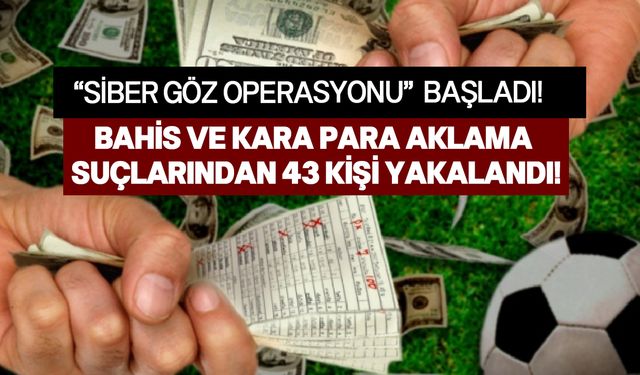 Türkiye futbolunda bahis operasyonu başladı!