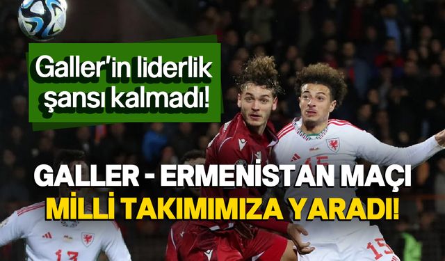 Galler Ermenistan ile deplasmanda 1-1 berabere kaldı!