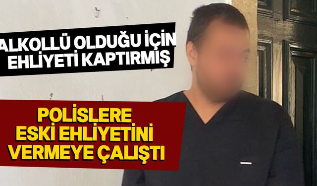 Geçersiz ehliyetle trafiğe çıktı, yakalandı!