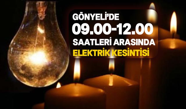 Gönyeli'de yarın 3 saatlik elektrik kesintisi