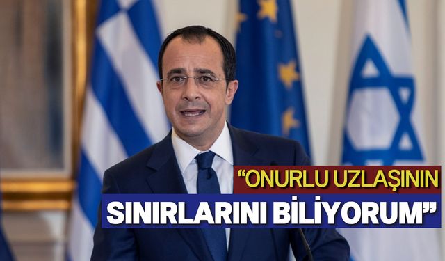 Hristodulidis, sırf çözüm olsun diye her çözüm şekline rıza göstermeyeceğini kaydetti