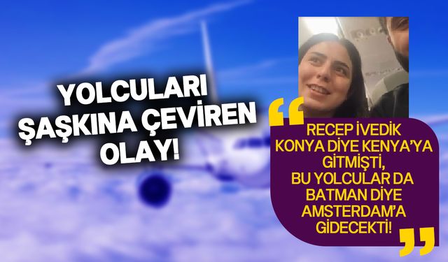 Komedi filmi gibi olay: Batman yerine Amsterdam uçağına bindiler!