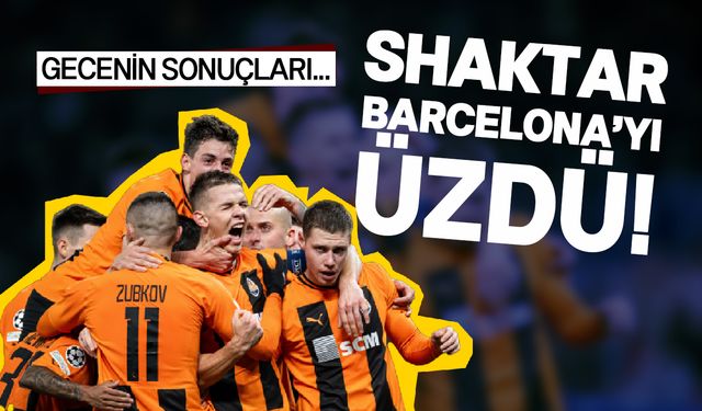 UEFA Şampiyonlar Ligi'nde gecenin sonuçları...