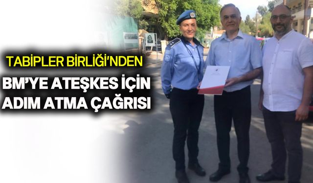 Mektup, Guterres'e iletilmek üzere Ledra Palace'ta BM askerine verildi