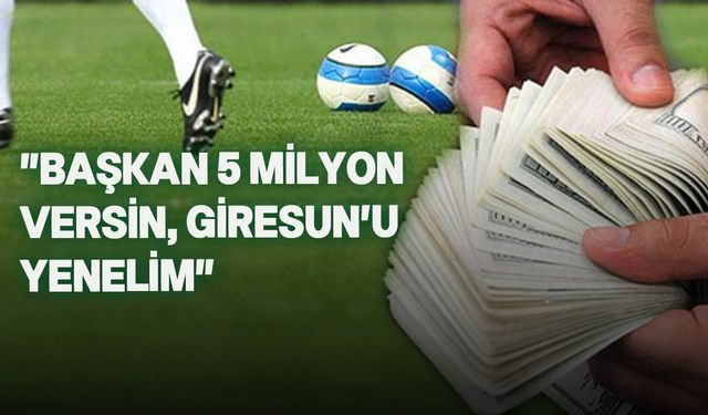 Türk futbolunda deprem! Samsunspor'un başkanı şike iddiasını doğruladı