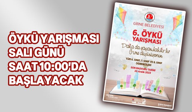 Girne belediyesinden öykü yarışması
