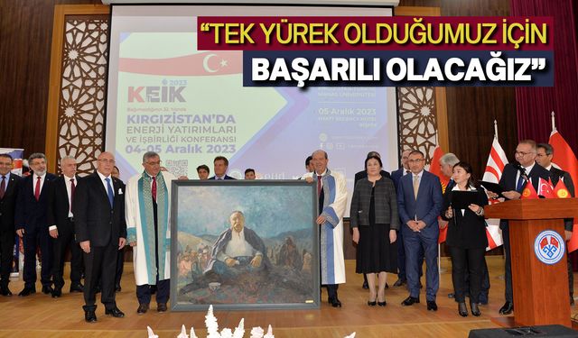 Kırgızistan’da KKTC bayrakları dalgalandı