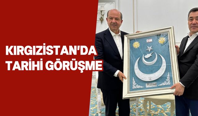 Cumhurbaşkanı Tatar, Kırgızistan'da Caparov ile görüştü
