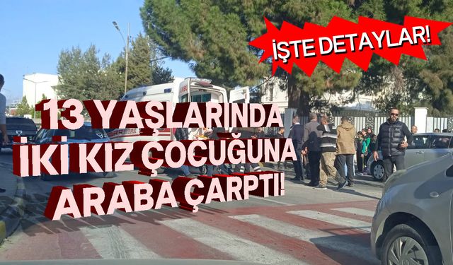 Lefkoşa elçilik önünde korkutan kaza!