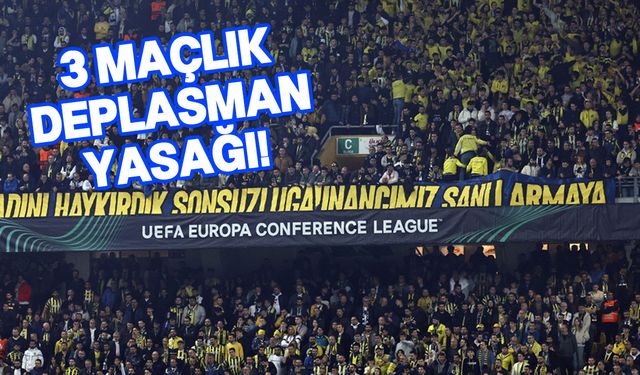 UEFA'dan Fenerbahçe taraftarına ceza