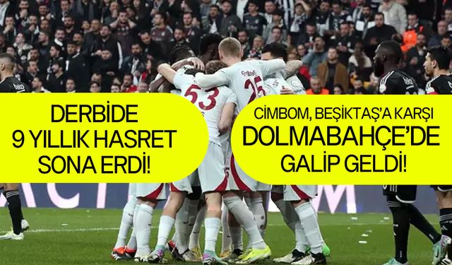 Galatasaray deplasmanda ezeli rakibi Beşiktaş'ı 1-0'lık skorla mağlup etti