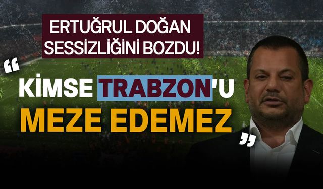 Trabzonspor yaşanan olay sonrası sessizliğini bozdu!