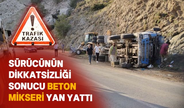 Geçitköy-Girne Anayolunda kazada sürücü yaralandı!