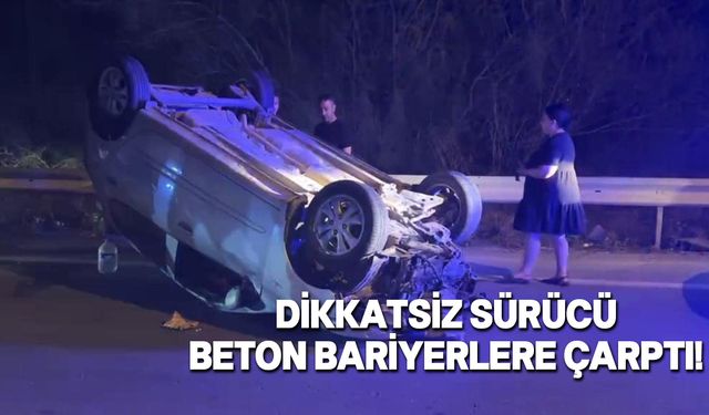 Gazimağusa - Lefkoşa Anayolunda kaza, 2'si çocuk 4 kişi yaralı!